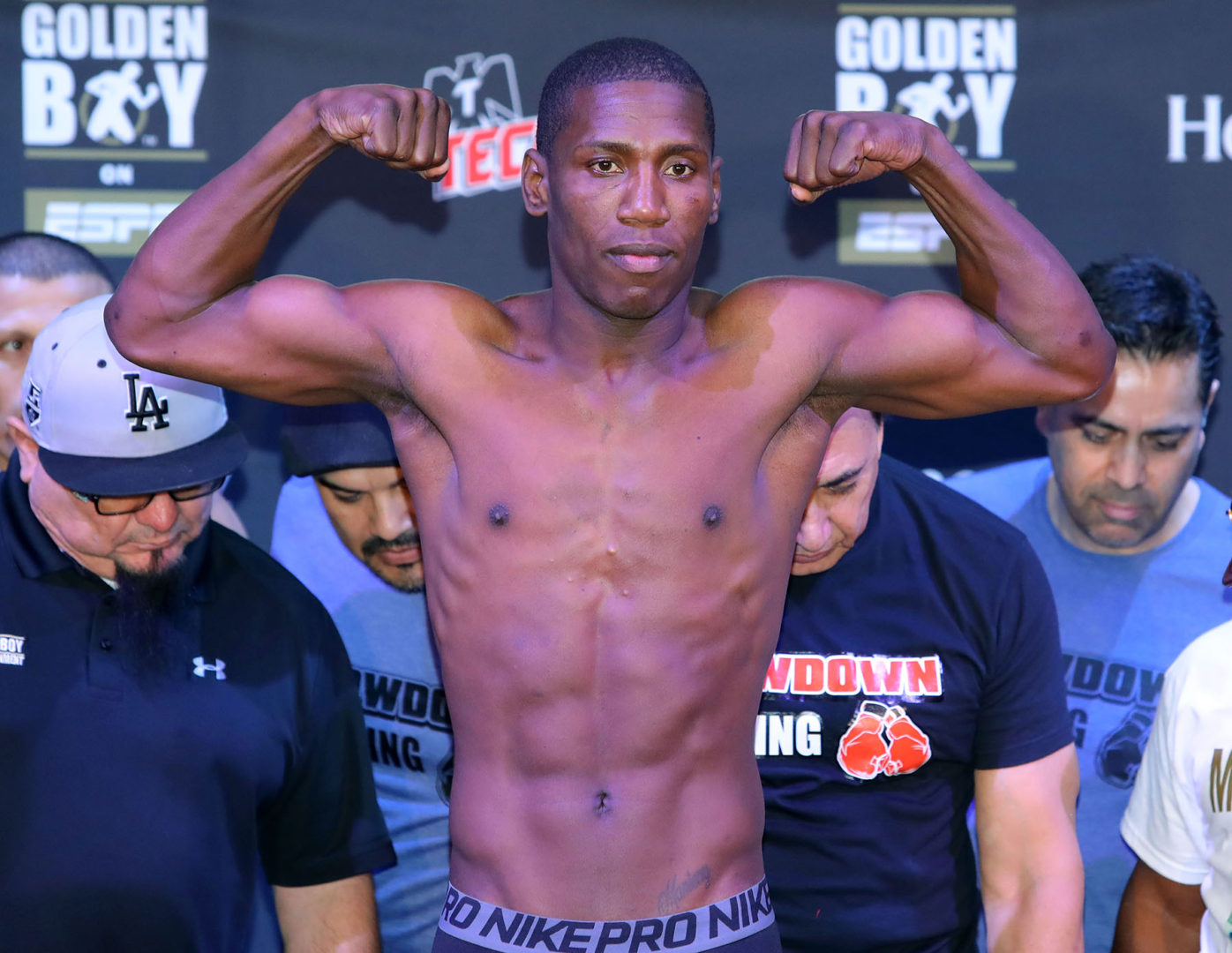 Soto Karass knocked through the ropes, but not ready to say no more after Abreu’s KO blows