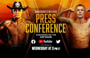 VIDEO: Emanuel Navarrete vs Liam Wilson | PRESS CONFERENCE