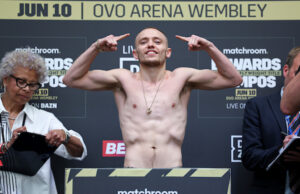 EDWARDS VS. YAFAI WEIGHTS AND RUNNING ORDER
