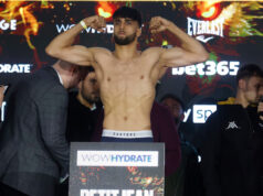BETFRED FIGHT NIGHT: ADAM AZIM & STEVE CLAGGETT MAKE WEIGHT AHEAD OF SUPER LIGHTWEIGHT SHOWDOWN, LIVE ON BBC TWO & BBC IPLAYER