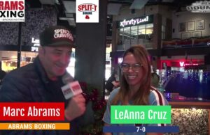 VIDEO: LeAnna Cruz Cruz Previews fight with Josefina Vega