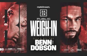 VIDEO: Conor Benn Vs Pete Dobson: Weigh In