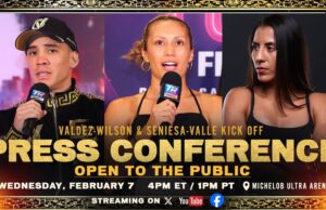VIDEO: Oscar Valdez vs Liam Wilson | Seniesa Estrada vs Yokasta Valle | KICK OFF PRESS CONFERENCE