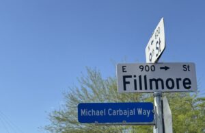 Michael Carbajal Way: Street sign unveiled in Hall of Famer’s neighborhood