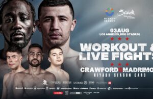 VIDEO: Terence Crawford Vs Israil Madrimov Workout & Live Fights (Giyasov, Castro & Lugo)