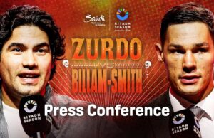 VIDEO: RIYADH SEASON: LATINO NIGHT | GILBERTO ‘ZURDO’ RAMIREZ VS. CHRIS BILLAM-SMITH PRESS CONFERENCE LIVE