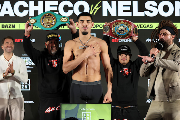 Diego Pacheco vs Steve Nelson Weigh-In