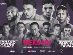 VIDEO: George Liddard Vs Derrick Osaze & Junaid Bostan Vs Bilal Fawaz Weigh In