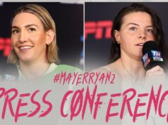 VIDEO: Mikaela Mayer vs Sandy Ryan 2 | PRESS CONFERENCE