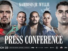 VIDEO: George Kambosos Vs Jake Wyllie & Skye Nicolson Vs Tiara Brown Press Conference