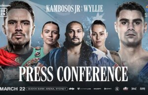 VIDEO: George Kambosos Vs Jake Wyllie & Skye Nicolson Vs Tiara Brown Press Conference