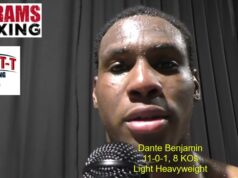 VIDEO: Dante Benjamin Talks After win over Rodolfo Gomez Jr