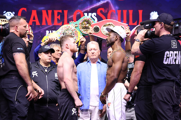 WEIGH IN - CANELO VS SCULL, RIYADH, SAUDI ARABIA