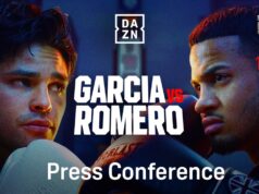 VIDEO: RING MAGAZINE: RYAN GARCIA VS. ROLLY ROMERO PRESS CONFERENCE (FATAL FURY: CITY OF WOLVES)