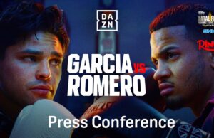 VIDEO: RING MAGAZINE: RYAN GARCIA VS. ROLLY ROMERO PRESS CONFERENCE (FATAL FURY: CITY OF WOLVES)