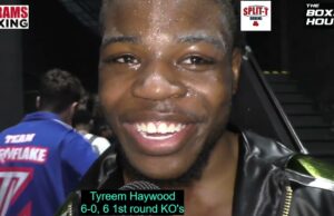 VIDEO: Undefeated Tyreem Haywood Dishes After his 6th Consecutive 1st Round KO
