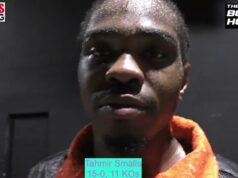 VIDEO: Undefeated Tahmir Smalls Talks about 2nd Round Stoppage of Clarence Booth