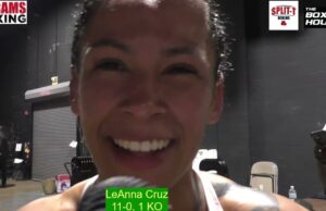 VIDEO: WBA Continental American Super Fly. Champion LeAnna Cruz Talks about Her win over Regina Chavez