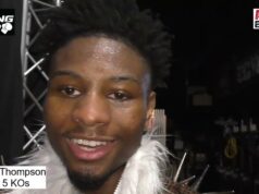 VIDEO: Dennis Thompson Talks 1st Round stoppage over Tristan Lackey in Philly