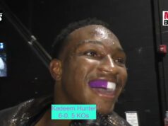 VIDEO: Kadeem Hunter Talks After Decision win over Shiquille Rushing