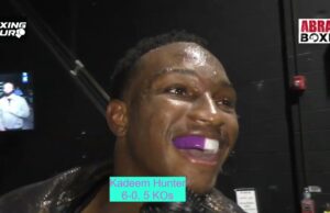 VIDEO: Kadeem Hunter Talks After Decision win over Shiquille Rushing