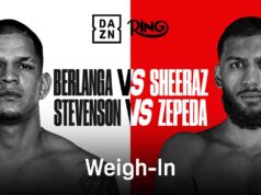 VIDEO: RING III: EDGAR BERLANGA VS. HAMZAH SHEERAZ & SHAKUR STEVENSON VS. WILLIAM ZEPEDA WEIGH IN LIVE
