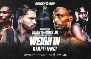VIDEO: Oscar “La Migraña” Duarte vs. Kenneth “Bossman” Sims Jr. | WEIGH-IN