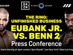 VIDEO: CHRIS EUBANK JR. VS. CONOR BENN 2 LAUNCH PRESS CONFERENCE LIVESTREAM