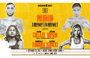 VIDEO: Oscar Collazo vs. Jayson Vayson | WEIGH IN