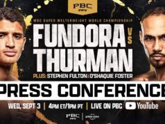 VIDEO: Fundora vs. Thurman LOS ANGELES PRESS CONFERENCE
