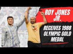 VIDEO: Roy Jones Jr. Receives 1988 Olympic Gold Medal