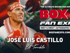 2 Time World Champion José Luis Castillo Confirmed for Ninth Annual Box Fan Expo, During Cinco De Mayo Weekend, Saturday May 2, in Las Vegas