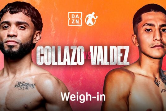 VIDEO: OSCAR COLLAZO VS. NEIDER VALDEZ WEIGH IN