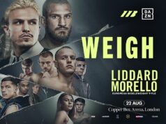 VIDEO: George Liddard Vs Dario Morello Weigh In