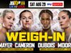 VIDEO: MVPW06 UK VS USA: MAYER VS CAMERON – WEIGH IN