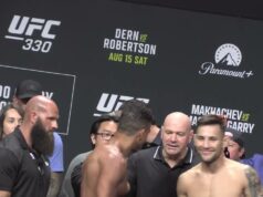 VIDEO: UFC 330 Ceremonial Weigh In