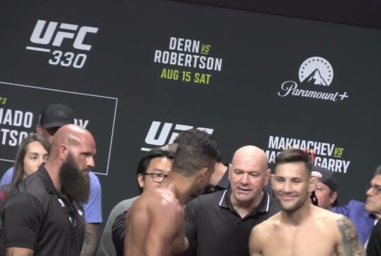 VIDEO: UFC 330 Ceremonial Weigh In