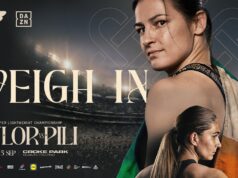 VIDEO: Katie Taylor Vs Flora Pili Weigh In | Matchroom Boxing