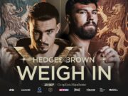 VIDEO: John Hedges Vs Pat Brown Weigh In