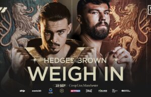 VIDEO: John Hedges Vs Pat Brown Weigh In