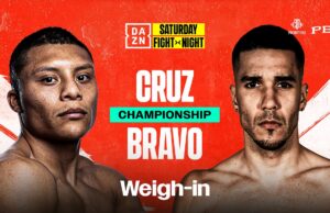 VIDEO: ISAAC CRUZ VS. NESTOR BRAVO WEIGH IN