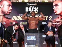 DuBois Stops Wardley in 2 in rematch to retain Heavyweight belt