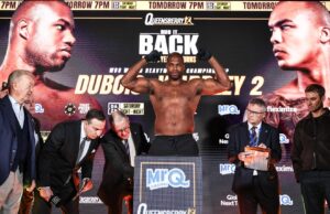 DuBois Stops Wardley in 2 in rematch to retain Heavyweight belt