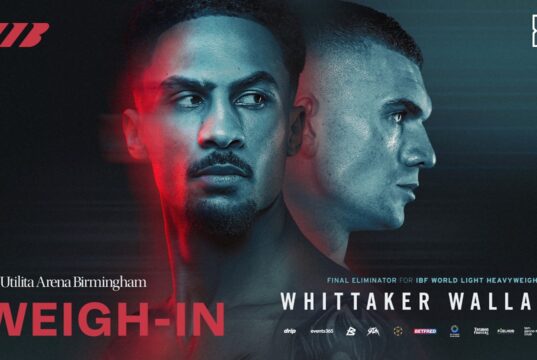 VIDEO: Ben Whittaker Vs Conor Wallace Weigh In